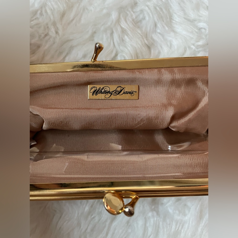 VINTAGE WHITING AND DAVIS SEQUIN CLUTCH - Picture 2 of 4